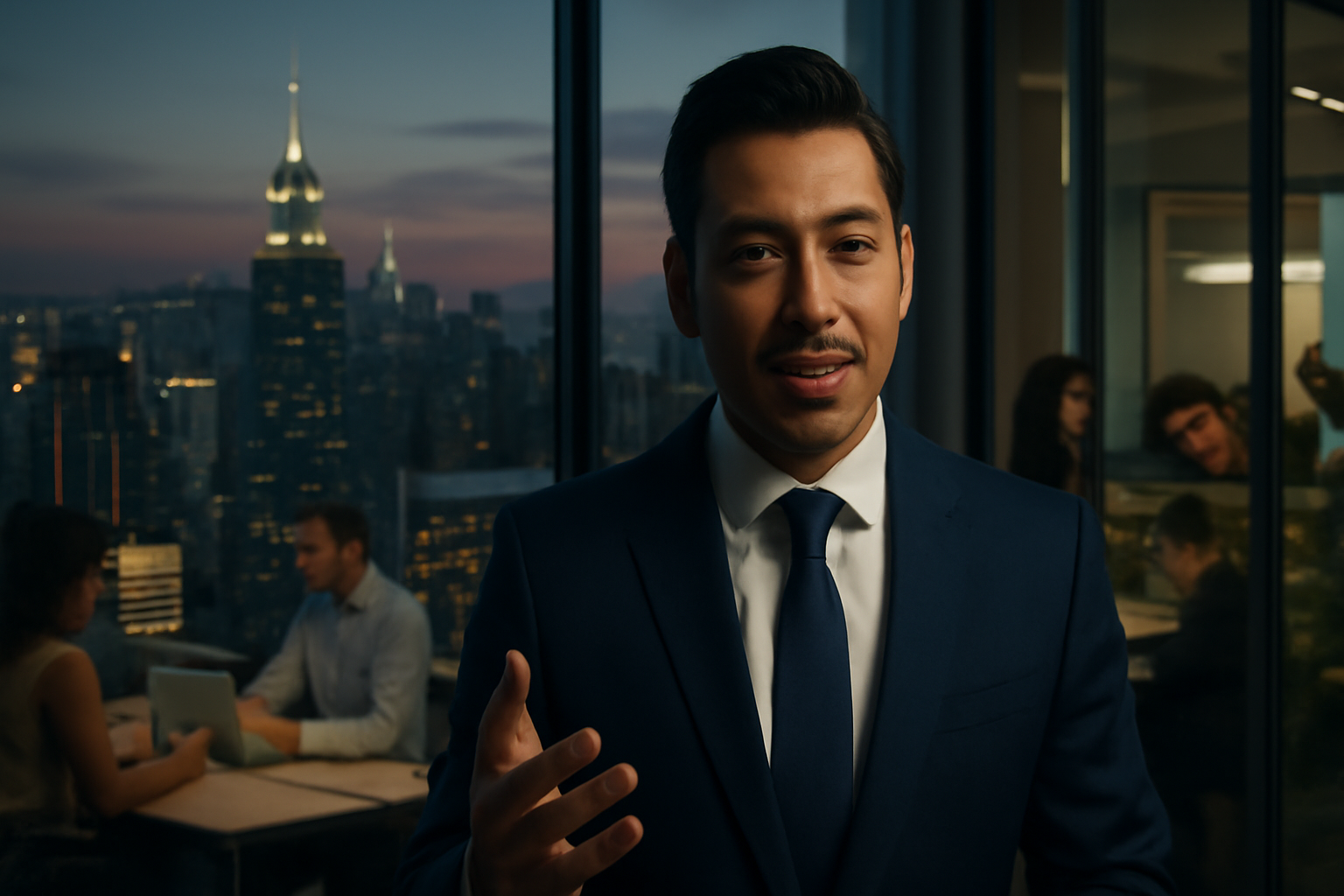 Portada del artículo: Potenciando el Liderazgo Latino en Nueva York: Estrategias para Equipos Híbridos y Bilingües